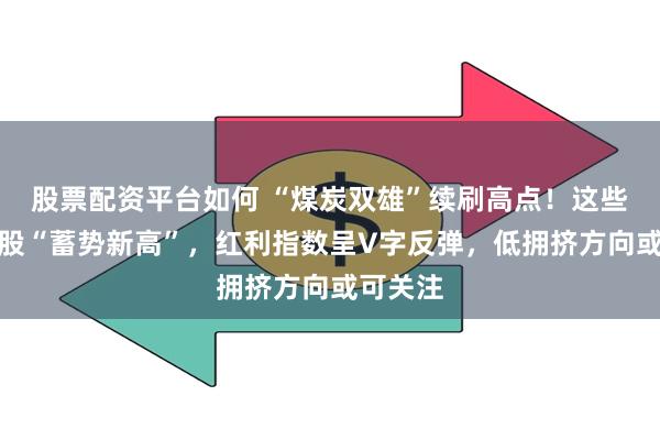 股票配资平台如何 “煤炭双雄”续刷高点！这些高股息股“蓄势新高”，红利指数呈V字反弹，低拥挤方向或可关注