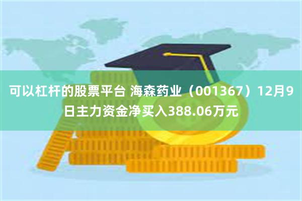 可以杠杆的股票平台 海森药业（001367）12月9日主力资金净买入388.06万元